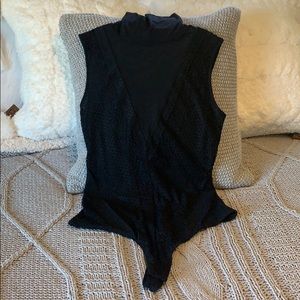 Lace thong bodysuit